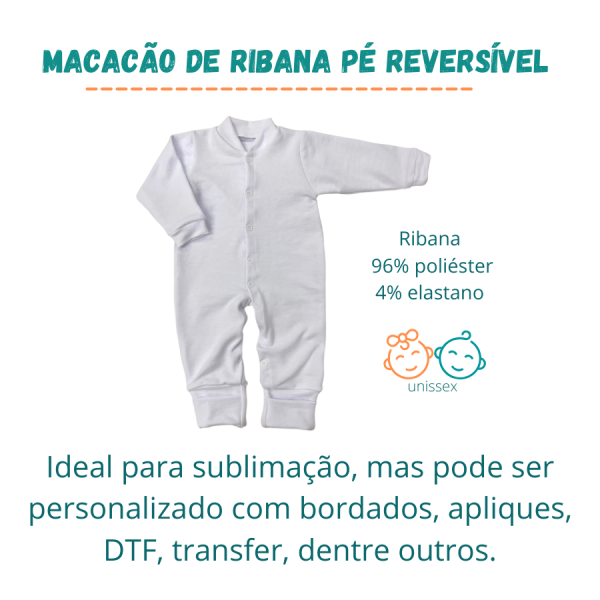 Macacão de ribana (Pé reversivel) - Image 2
